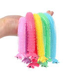 Unicorn Worm Squishy Toy