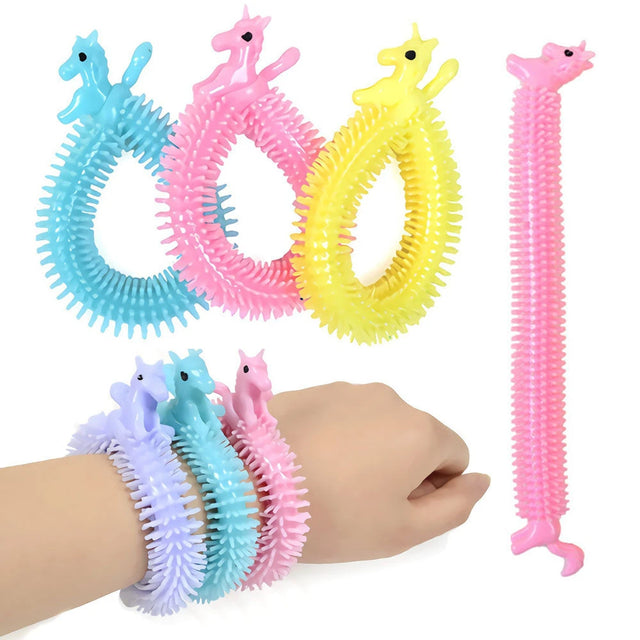 Unicorn Worm Squishy Toy