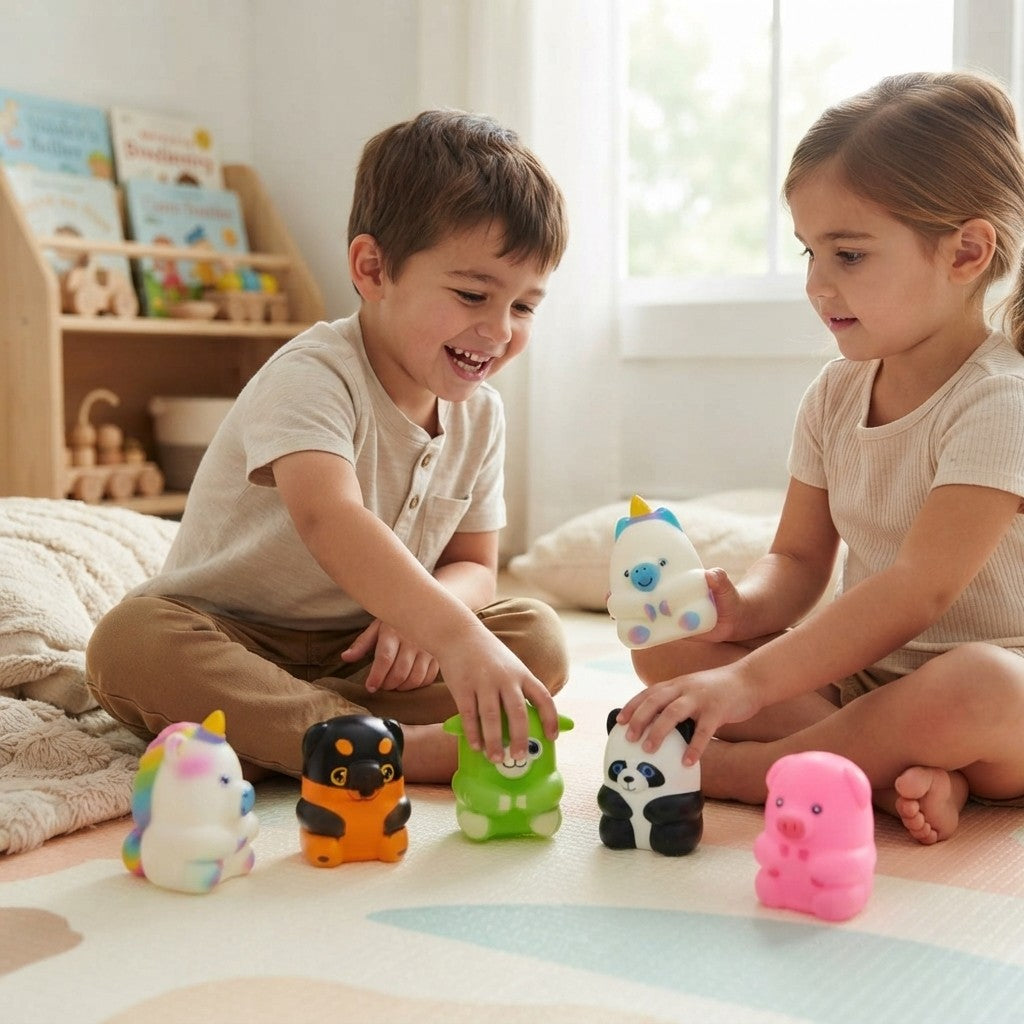 Animal Squishy Toy Set - 30 Count
