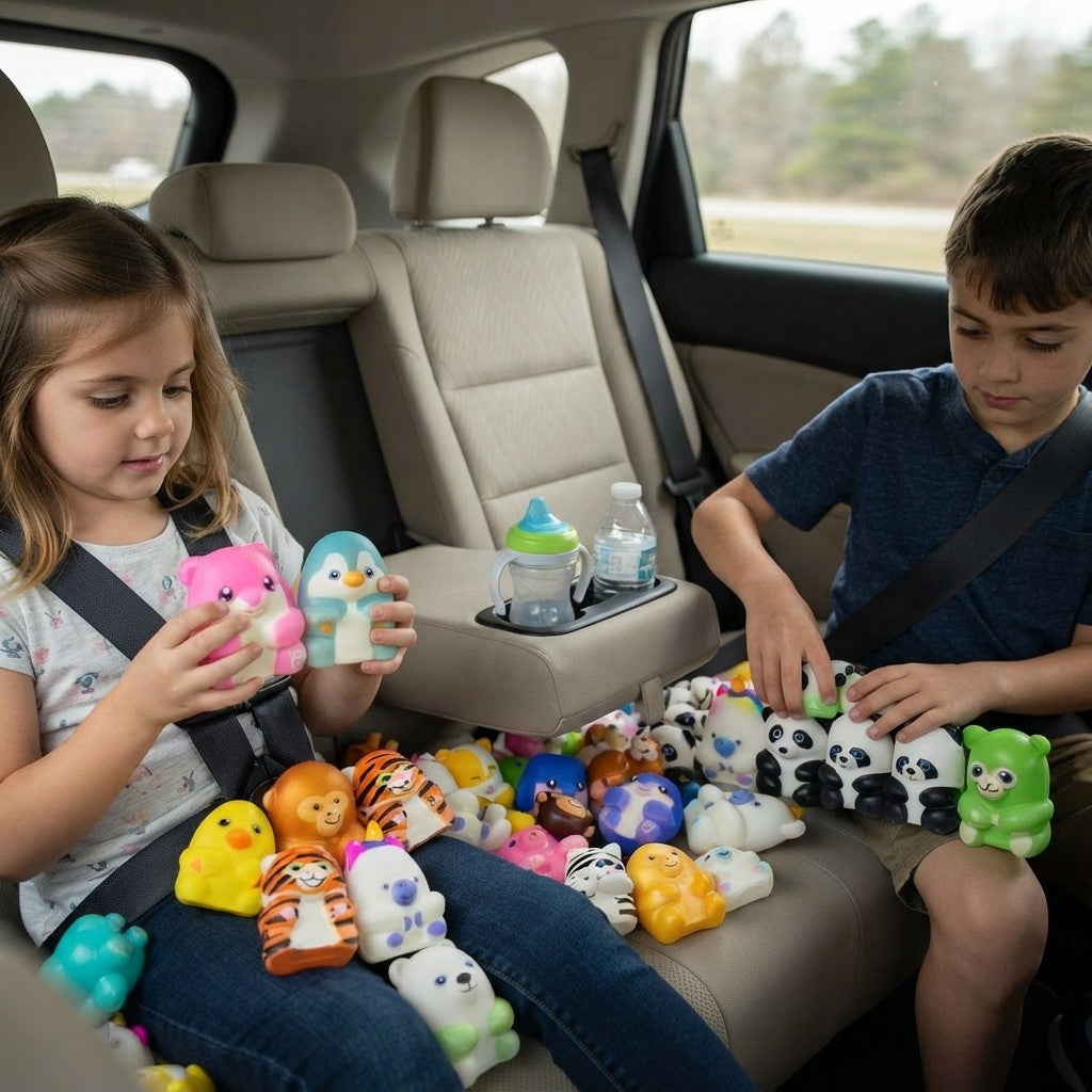 Animal Squishy Toy Set - 30 Count